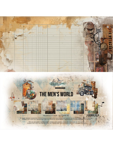 Pad grande The Men's World 12x12'' (30,5 x 30,5 cm) - Alchemy of Art