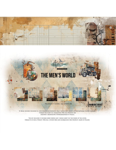 Pad The Men's World - 8x8 (20,3x20,3cm) - Alchemy of Art