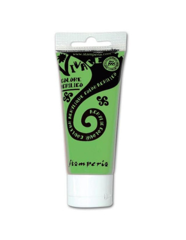 185 VIVACE PAINT 60 ML BRILLIANT PALE GREEN - Stamperia