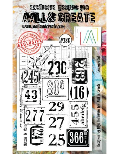 Stampe - Fantasia Enumerated - Formato A6 - 10,5 x 14,8 cm